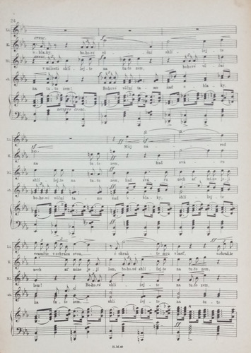 Libue Slavnostní Zpvohra Ve 3 Jednáních, Canto Y Piano.