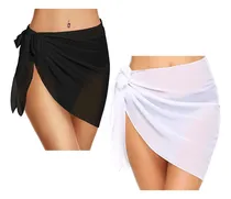 Comprar 2 Pareos Playeros Bañador Bikini Vestido De Playa Para Mujer