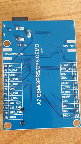 Módulo Gsm, Gps Y Gprs Con Soporte De Audio A7.
