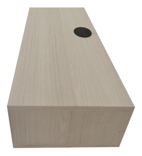 Imagen 5 de 8 de Repisa Flotante Moderna Cajón Para Equipos De Tv 50 X 25 Cm Color Teca Ártico