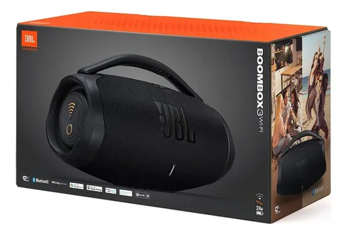 Caixa De Som Bluetooth Jbl Boombox 3 Wifi Preta 136w | MercadoLivre