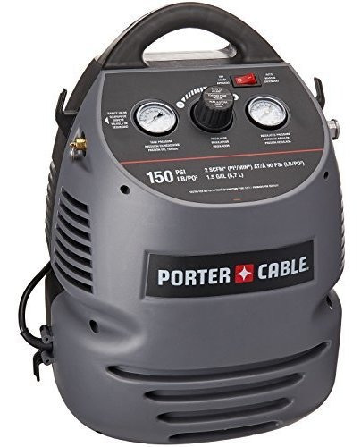 Porter-cable Cmb15 - Compresor De Aire Sin Aceite Con Mangue