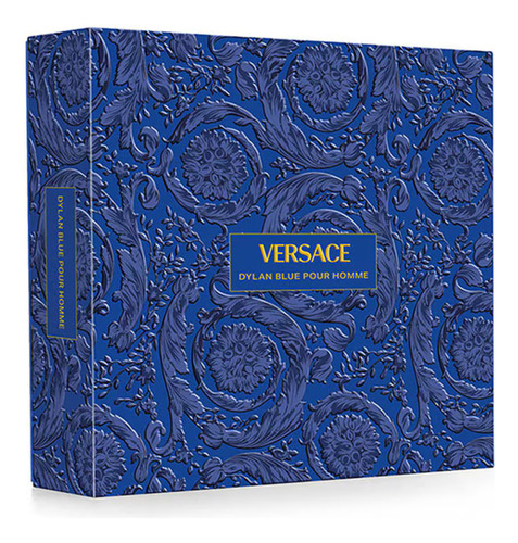 Kit Versace Pour Homme Dylan Blue Perfume 100ml + Travel Spray 10ml+ Shower Gel 150ml