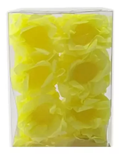 Forminha Para Doces Finos - R82 Crepom Neon Amarelo - 40 Uni