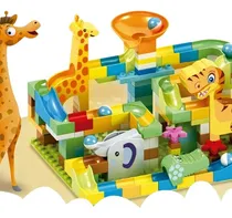 Comprar Bloques De Construcción Animales Con Bolita Y Recorrido 200p