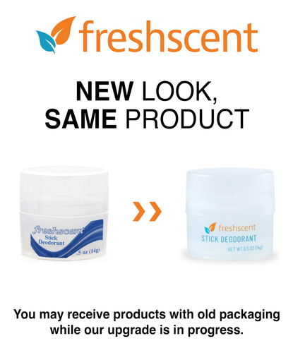 Desodorante En Barra Freshscent De 15 Ml, Tamaño De Viaje (p