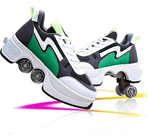 Patines De Ruedas Para Mujeres, Niños Y Unisex, Zapatos Con 