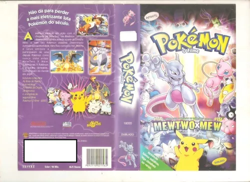 Dvd Pokemon O Filme Mew Vs Mewtwo