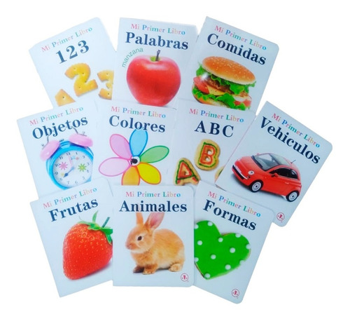 Pack De 10 Mi Primer Libro Infantil Basicos