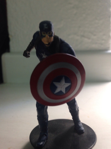 Capitan America Miniestatua Movie Avengers 5cm Aprox (Usado)