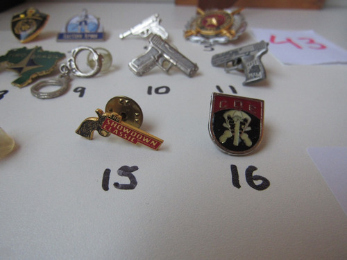 Pins E Botons Armas Militar Exército Lote 043