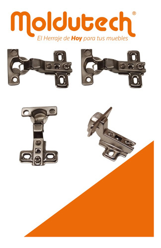 Bisagra Bidimensional Semicurva Mini (15 Pares) B08- 15