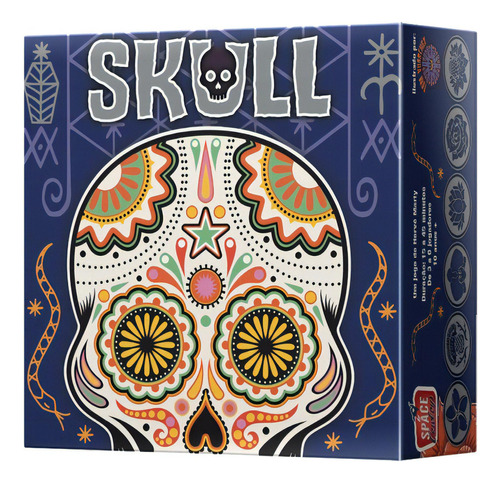 Juego De Mesa Asmodee Skull 3 A 6 Jugadores - 30 Piezas