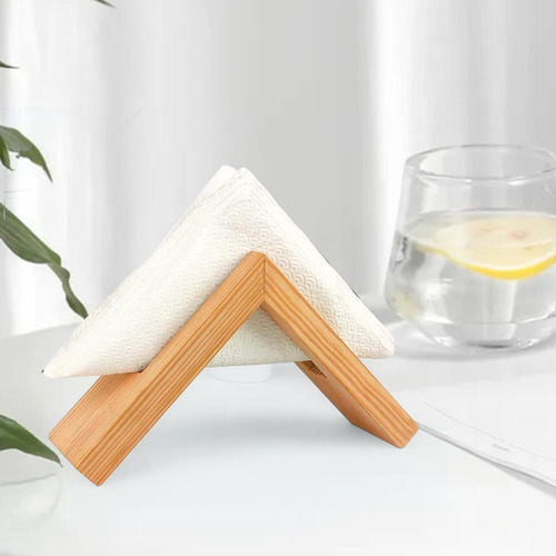 2 Dispensador De Servilletas De Servilletas De Madera Para