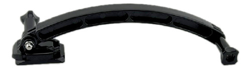 Suporte Braço Extensor Haste Capacete Arm Curvo Go Pro Sjcam Cor Preto
