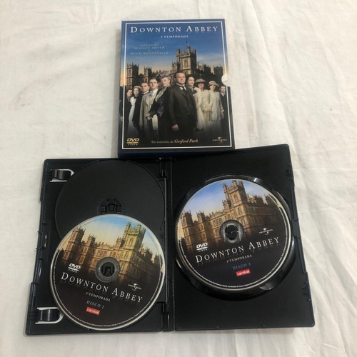 Lote C/ 3 Box Dvd - Seriado Downton Abbey - 1 À 3 Temporada (Usado)