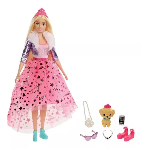 Boneca Barbie Chelsea Morena 14 cm Fantasia de Bolo Cachorrinho