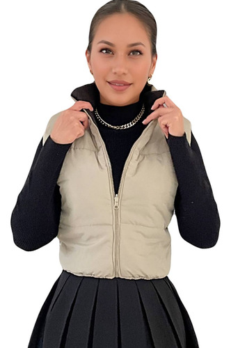Chaleco Puffy Nkd Mujer