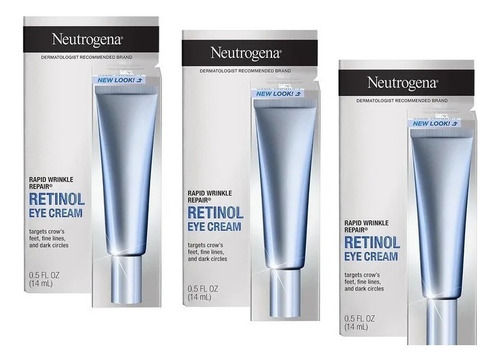 Neutrogena Reparación De Arrugas Crema De Ojos Retinol 3pack Tipo De Piel Todo