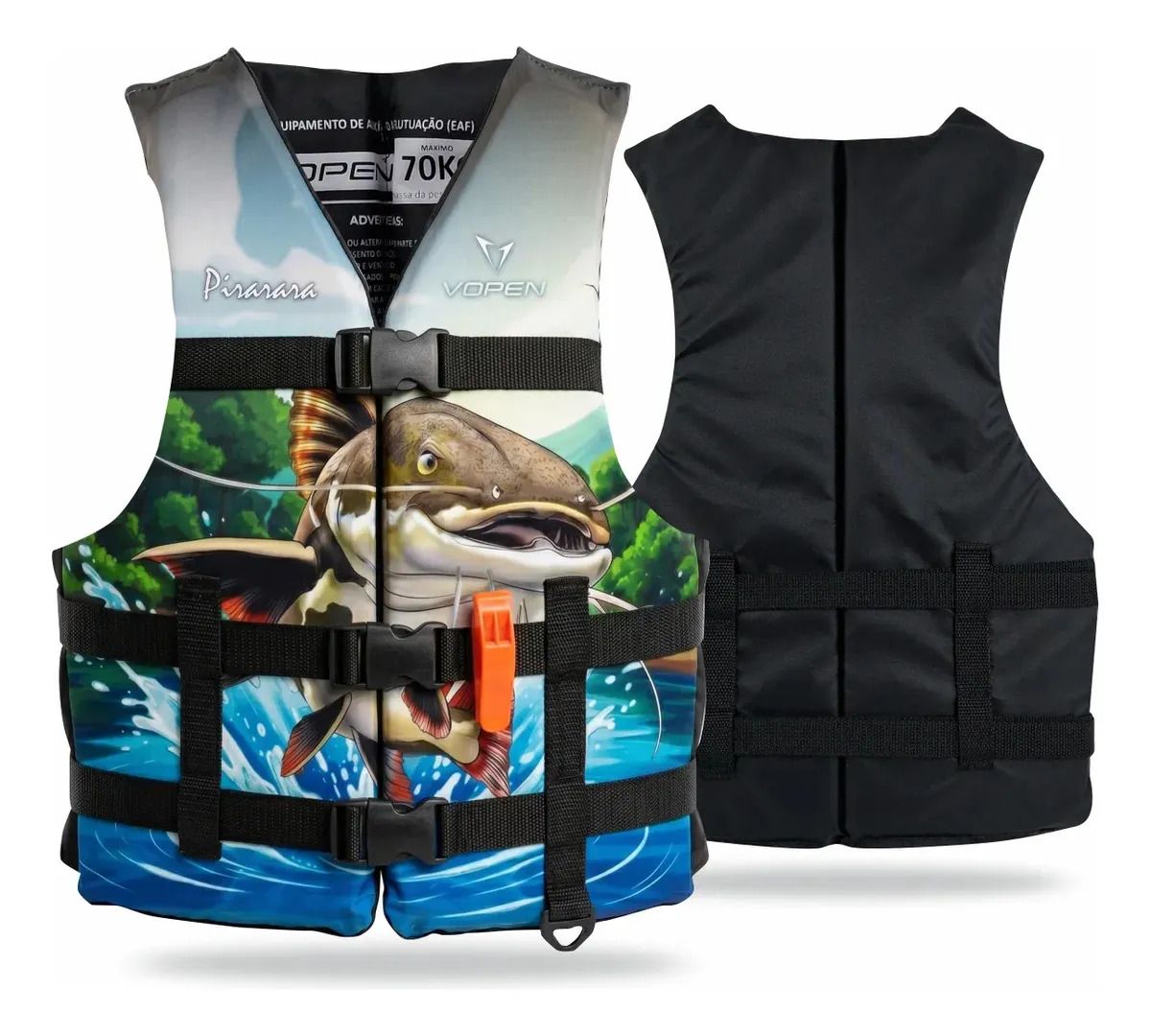 Colete Fishing Eaf Pesca Colete Auxiliar De Flutuação Vopen Pirarara 90kg