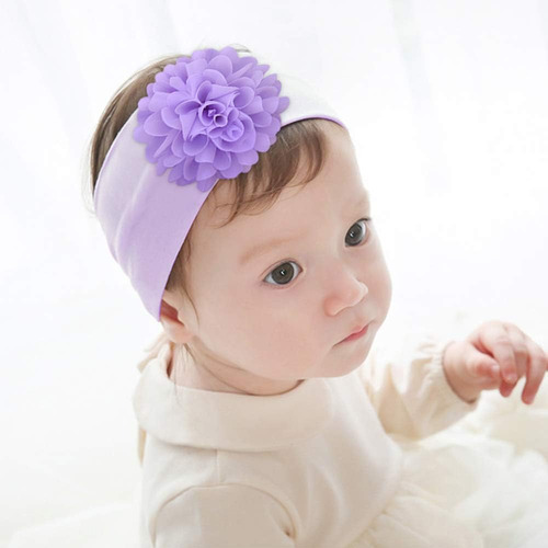 20 Diademas Elásticas De Nailon Para Bebés Y Niñas De 6