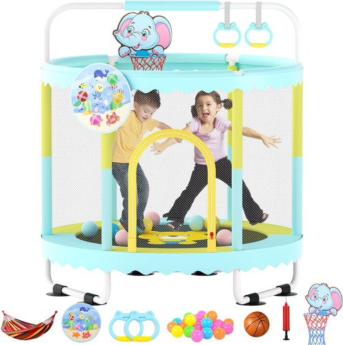 Trampolín Niños De 60 Pulgadas/48 Pulgadas, Trampolí...