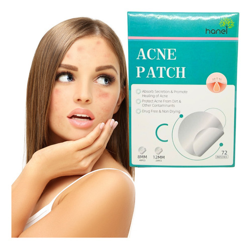 72 Parches Invisibles Cubre Acne Espinillas Granos Facial F