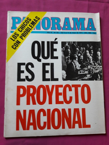 Revista Panorama Nº 361 Año 1974 Peron Urss Proyecto Naciona