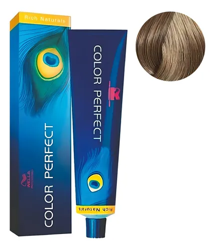 Wella Tintura Color Perfect Rich 60ml Oxidante 20% Tono 7/1
