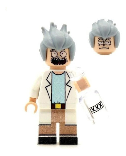 Mini Figuras Lego Rick E Morty - Bonecos Presente Geek Nerd 1 Rick