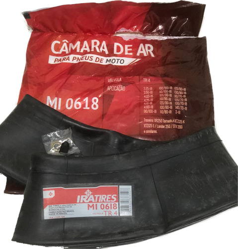 Camara De Ar Moto Mj18 120/80-18 Xre 300 Xtz 125 Tornado