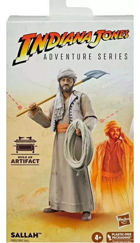 Figura Sallah 16 Cm Indiana Jones Adventure Series Hasbro