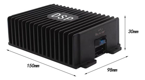 Amplificador De Coche Dsp, , Entrada De Bajo Nivel,