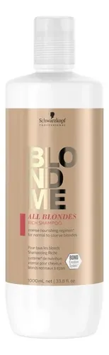 Shampoo Enriquecido Rich Blondme Schwarzkopf All Blondes 1l — R$ 166,50 em Mercado Livre, 10% OFF