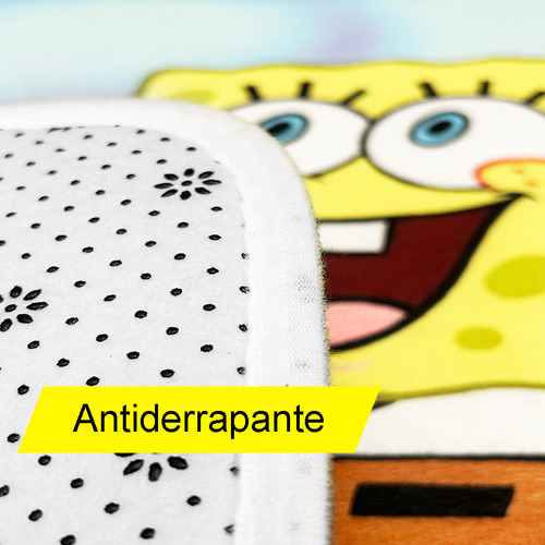 Tapete Decorativo Multiusos Bob Esponja Calamardo Sirenita