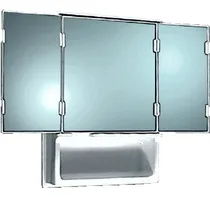 Comprar Botiquin Baño Espejo Peinador 1 Puertas Aletas 58x48x10 C6 Blanco