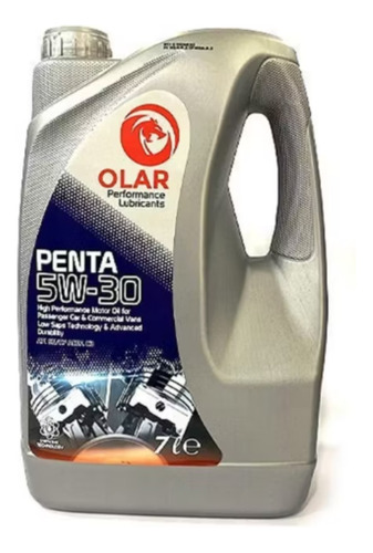 Aceite Lubricante 5w30 Olar Full Synthetic Sn/c3 7lts.