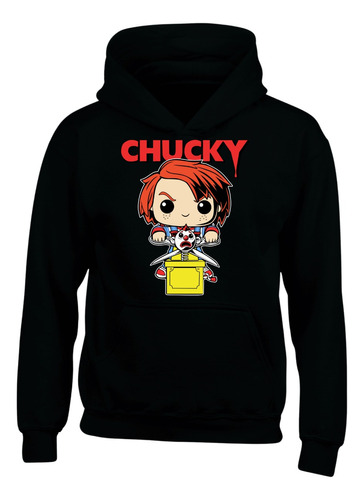 Buzo Real Capota Chucky Hoodies Saco Black Series