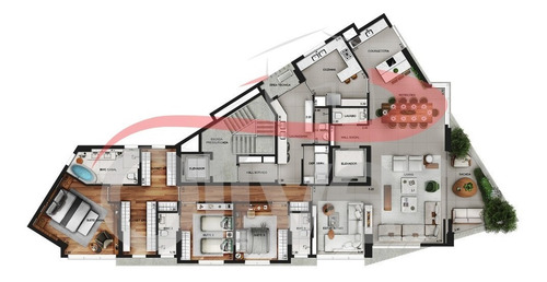 Imagem 2 de 25 de Arbo, Apartamento 3 Dormitorios, 3 Vagas De Garagem, Cabral, Curitiba, Paraná - Ap00817 - 33542690