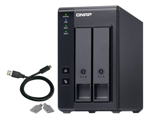 Unidade De Expansão Qnap Raid 2 Baias Torre S/ Hd Tr-002-us