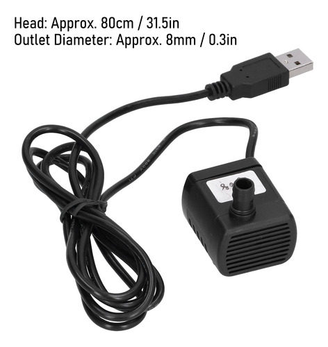 Mini Bomba Sumergible Usb Plug Dc Electrónica Sin Escobillas