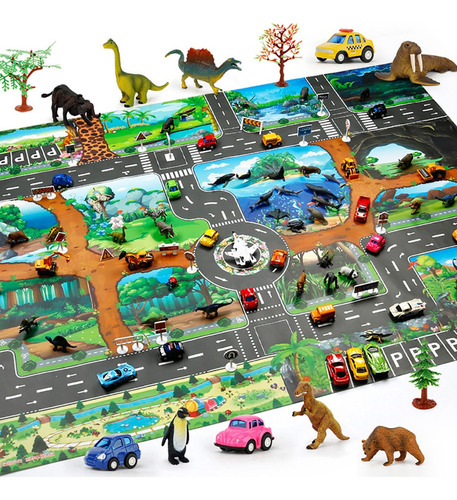 A Tapete De Juego For Niños Juego Y Toy, Mapa De L