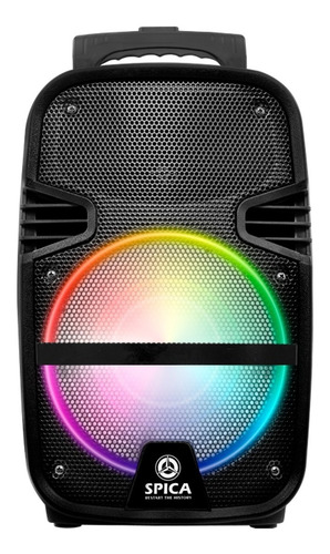 Parlante Portátil Spica Bluetooth Karaoke Microfono Tripode