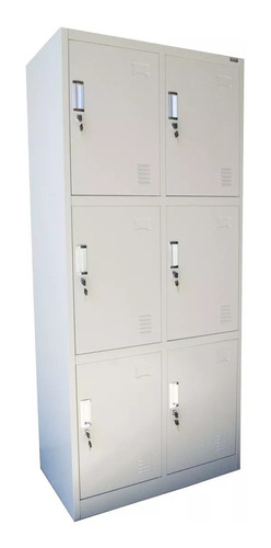 Guardarropas De 6 Puertas. Lockers Para Vestuario