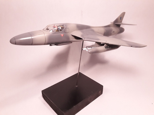 Avion Coleccion Matchbox 1/72 Maqueta Hawker Hunter Armado (Usado)