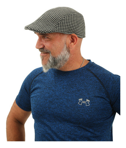 Boina Inglesa Hombre Abrigada Invierno Gris 29 Unico