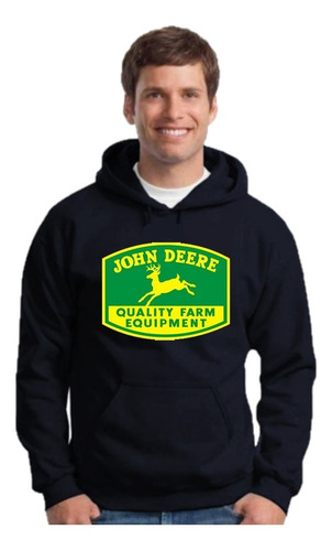 Buzo Con Capucha John Deere - Canguro Unisex - Jd03