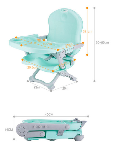 Silla De Comer Portátil Plegable Y Transportable 7003 Ub