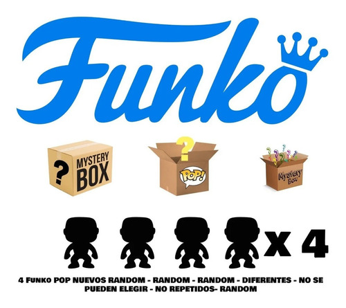 Funko Pop Mystery Box 4 Funko Pop