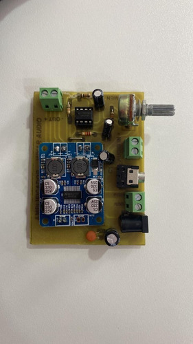 Imagen 2 de 3 de Modulo Amplificador Sonido 50w Proyecto Camara Dvr Perifoneo